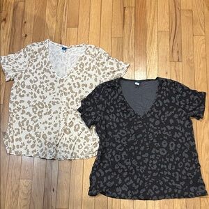 Animal Print V-Necks Bundle